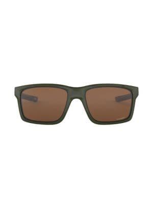 Oakley 61mm Mainlink Military Green Prizm Tungsten Sunglasses
