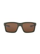 Oakley 61mm Mainlink Military Green Prizm Tungsten Sunglasses