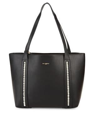 Karl Lagerfeld Paris Finoola Leather Tote