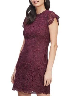 Miss Selfridge Embroidered Lace Sheath Dress