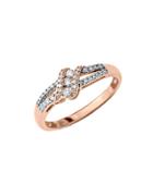 Lord & Taylor 14kt. Rose Gold Diamond Ring
