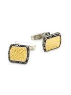 Effy Goldplated 925 Sterling Silver Square Cufflinks