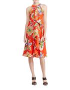 Lauren Ralph Lauren Ruffled Paisley-print Dress
