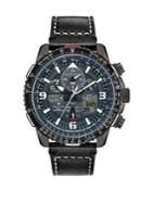 Citizen Promaster Skyhawk A-t Chronograph Stainless Steel & Leather-strap Watch