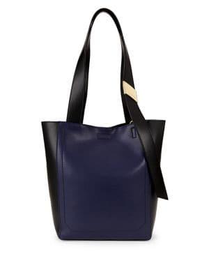 Calvin Klein Strappy North-south Leather Tote