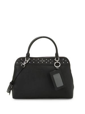 Calvin Klein Studded Satchel