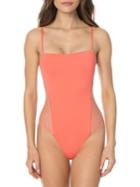 Isabella Rose One-piece Mesh Insert Swimsuit