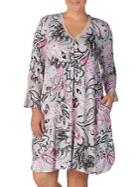 Ellen Tracy Plus Classic V-neck Short Tunic