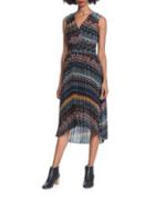 Plenty By Tracy Reese Pleated Printed Dress