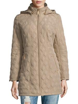 Weatherproof Plus Hooded Quilted Coat