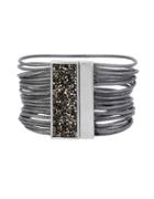 Kenneth Cole New York Glacier Stone-accented Multi-row Bracelet