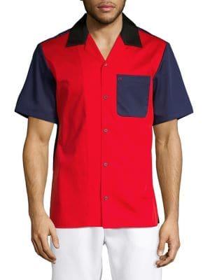Calvin Klein Colorblock Cotton-down Shirt