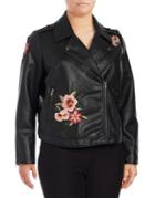 Jessica Simpson Kenley Floral Bomber Jacket
