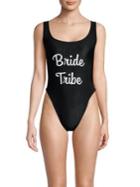 Private Party One-piece Bride Tribe Swimsuit