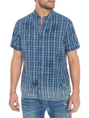 Buffalo David Bitton Sowrit Regular-fit Plaid Button-down Shirt