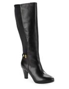 Anne Klein Delray Leather Knee-high Boots