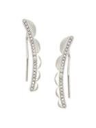 Kate Spade New York Sterling Silver & Cubic Zirconia Drop Earrings