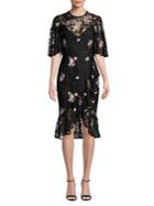 Cooper St Floral Lace Wrap Dress