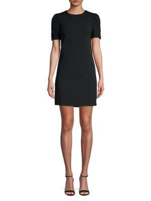 Calvin Klein Plus Petite Puff Sleeve Shift Dress