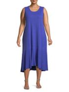 Nic+zoe Plus Road Trip High-low Midi Dress