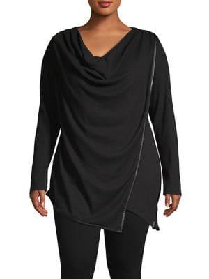 Marc New York Performance Plus Plus Thermal Asymmetrical Top