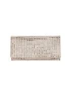 Nina Chicago Crystal Striped Convertible Clutch