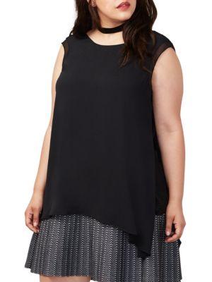 Rachel Rachel Roy Plus Katherine Cap Sleeve Blouse