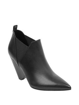 Marc Fisher Ltd Kramer Cone-heel Leather Booties