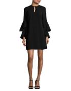 Shoshanna Tiered Bell-sleeve Dress