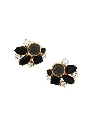 Kate Spade New York 12k Yellow Goldplated & Cubic Zirconia Cluster Stud Earrings