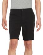 Black Brown Lightweight Cotton Shorts