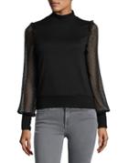 The Vanity Room Long Sleeve Sheer Top