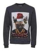 Only And Sons Graphic Crewneck Sweater