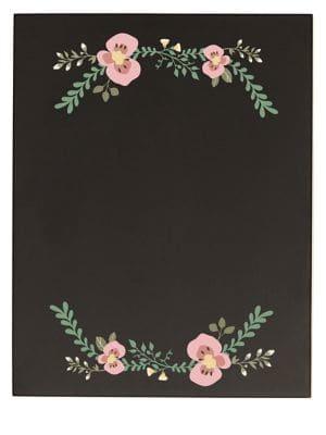 Cathy's Concepts Floral Wedding Chalkboard Sign