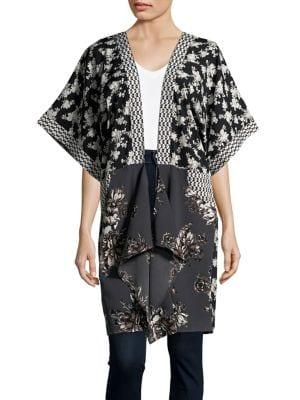 Steve Madden Classic Printed Kimono