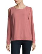 B Collection By Bobeau Cold Shoulder Top