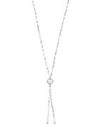 Uno De 50 My Luck Silverplated & Faux Pearl Pendant Necklace