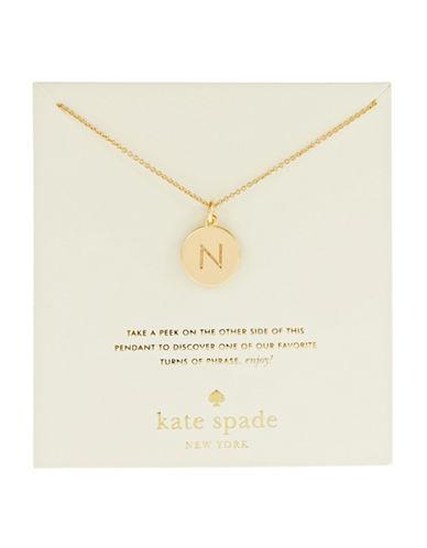 Kate Spade New York N Charm Necklace