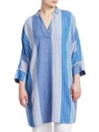 Nic+zoe Plus Fiji Linen-blend Tunic Dress