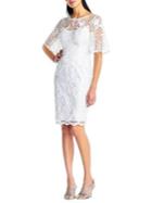 Adrianna Papell Flare-sleeve Sequin Sheath Dress