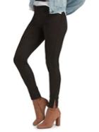 Lord Taylor Mid-rise Faux Suede Leggings