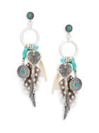 Design Lab Lord & Taylor Charm-embellished Drop Earrings