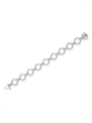 Morris & David 14k White Gold & 1.5 Tcw Diamond Bracelet