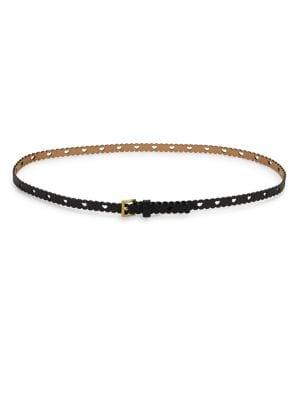 Kate Spade New York Heart Cut-out Leather Belt