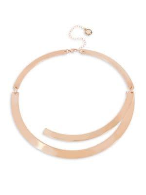 Bcbgeneration Future Femme Rose-goldtone Geometric Collar Necklace