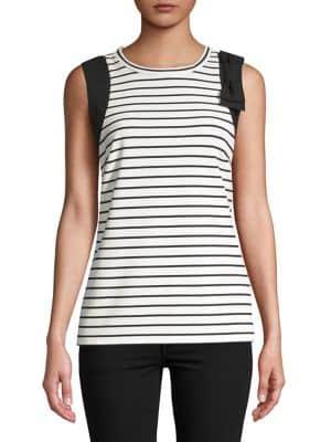 Ivanka Trump Sleeveless Knit Tank Top