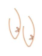 Bcbgeneration Haute Hangers Crystal Hoop Earrings - 1.9