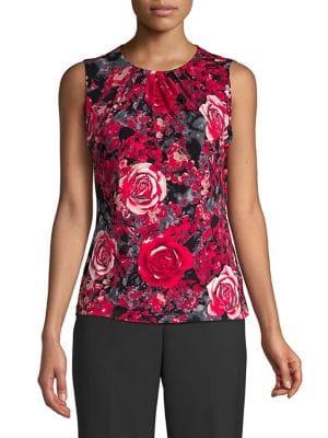 Calvin Klein Floral-print Sleeveless Camisole