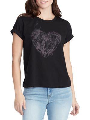 William Rast Beaux Printed Crewneck Tee