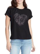 William Rast Beaux Printed Crewneck Tee